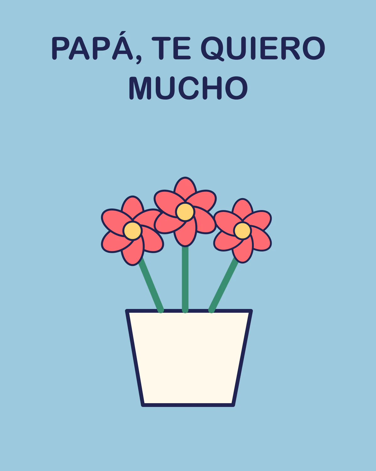 Papá, te quiero mucho
