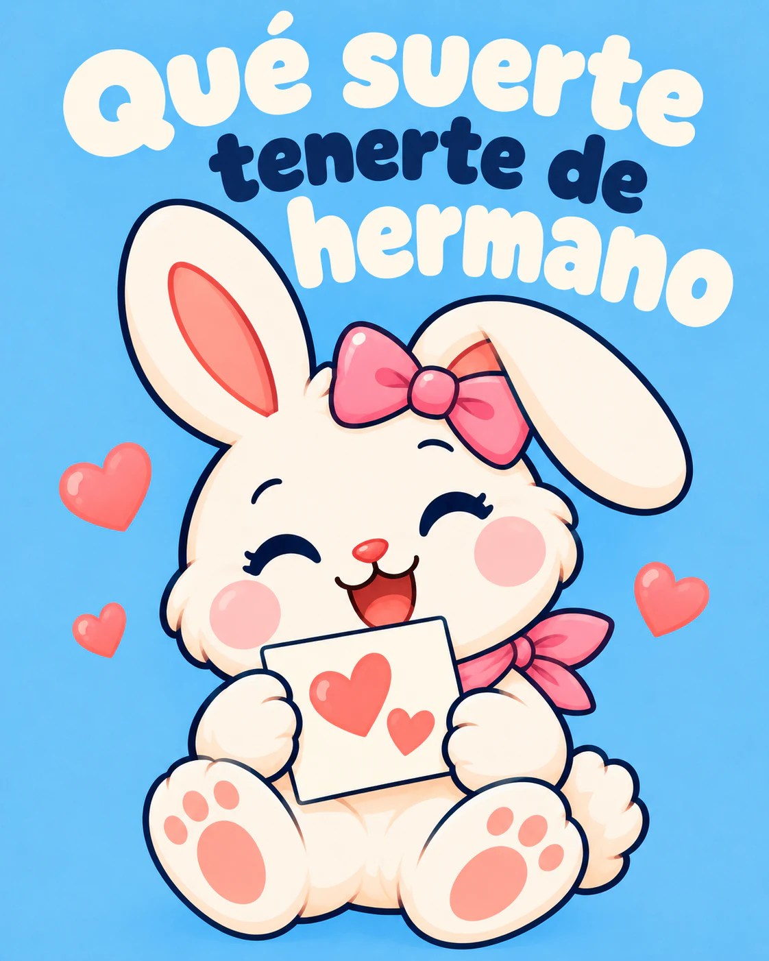 Qué suerte tenerte de hermano
