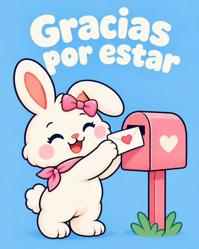 Gracias por estar