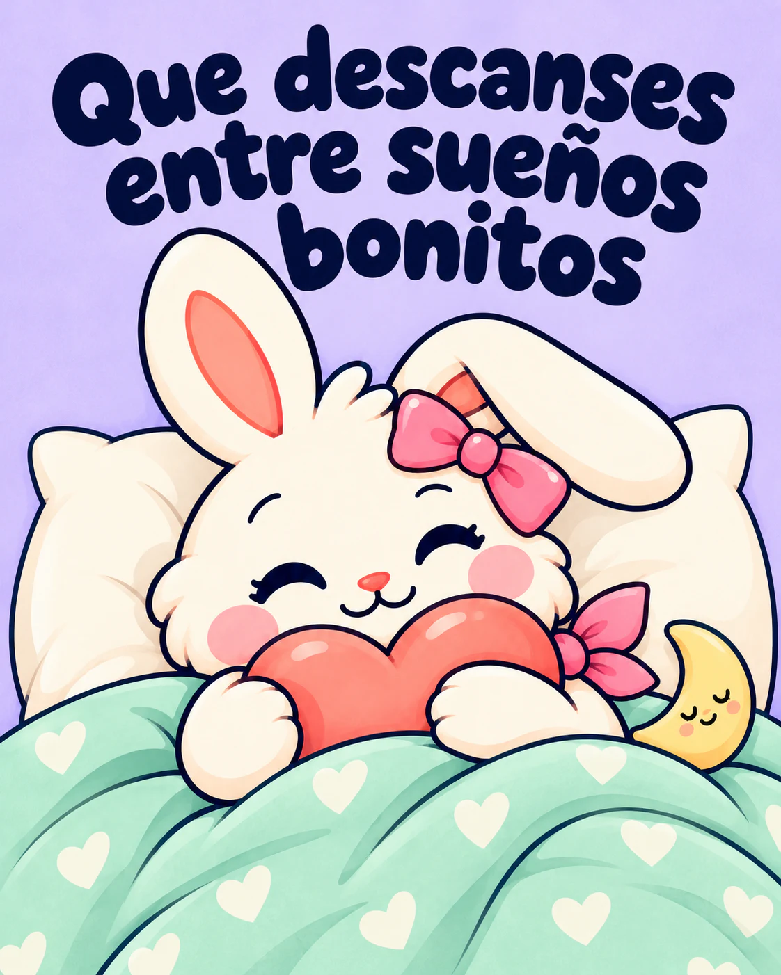 Que descanses entre sueños bonitos