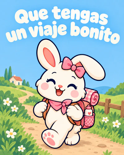 Que tengas un viaje bonito