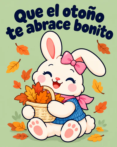 Que el otoño te abrace bonito