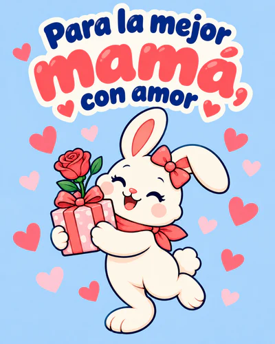 Para la mejor mamá, con amor