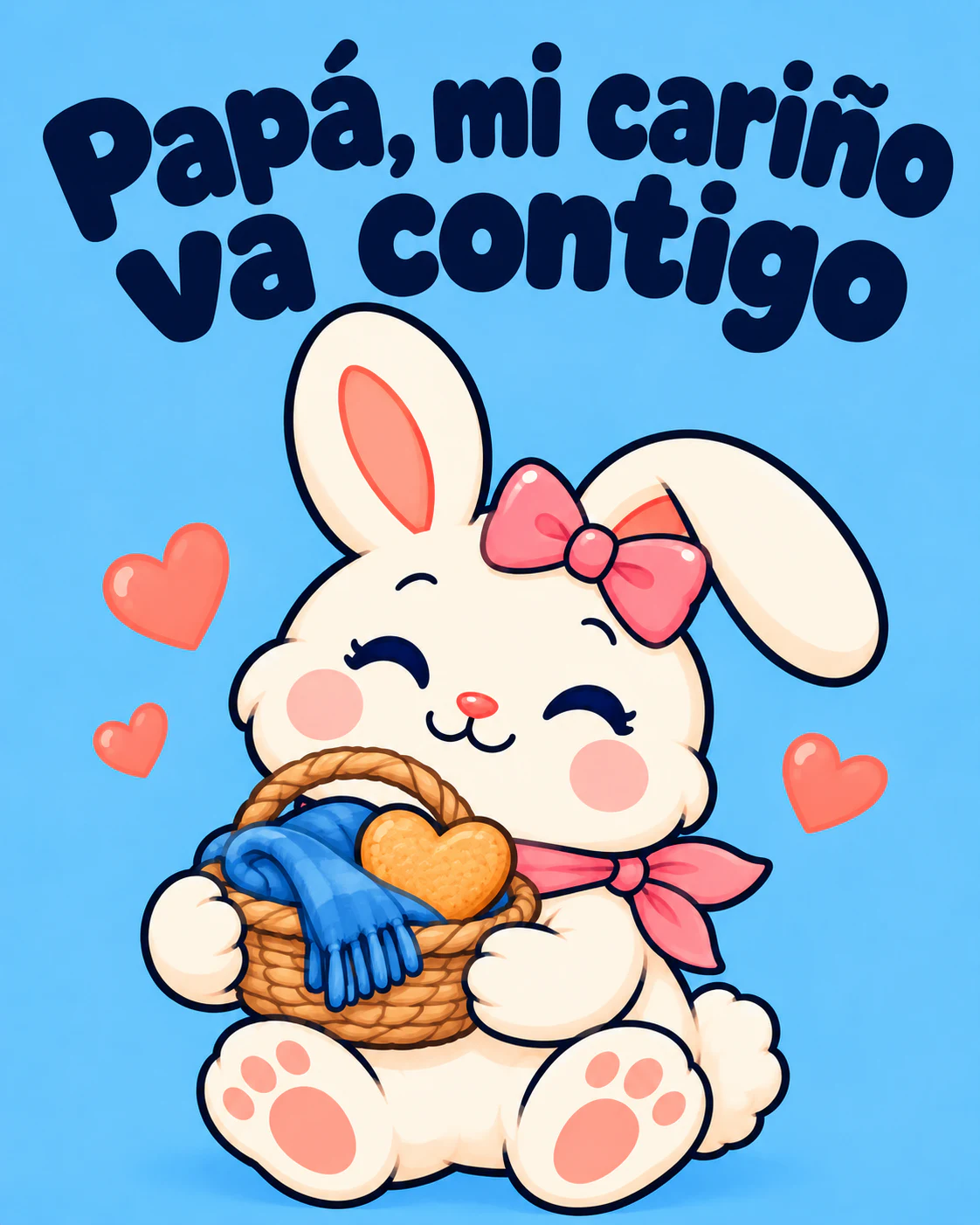 Papá, mi cariño va contigo