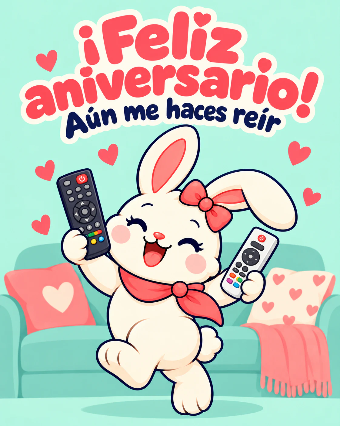 ¡Feliz aniversario! Aún me haces reír