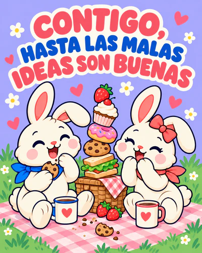 CONTIGO, HASTA LAS MALAS IDEAS SON BUENAS