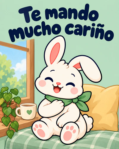 Te mando mucho cariño