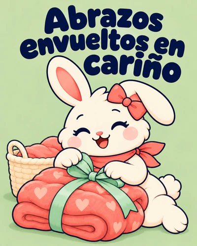 Abrazos envueltos en cariño