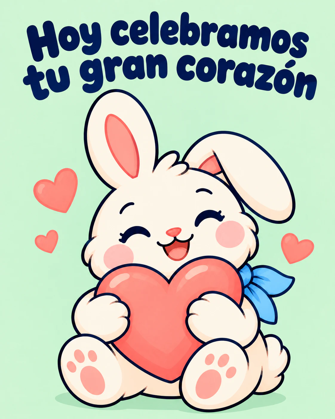 Hoy celebramos tu gran corazón