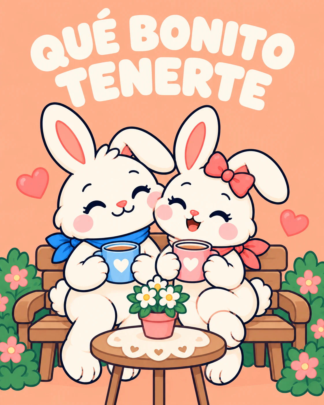 QUÉ BONITO TENERTE