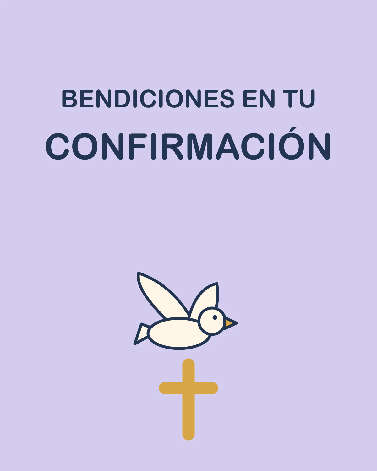 BENDICIONES EN TU CONFIRMACIÓN