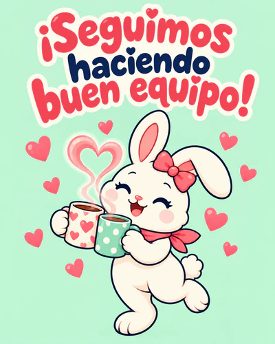 ¡Seguimos haciendo buen equipo!