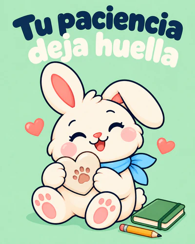 Tu paciencia deja huella