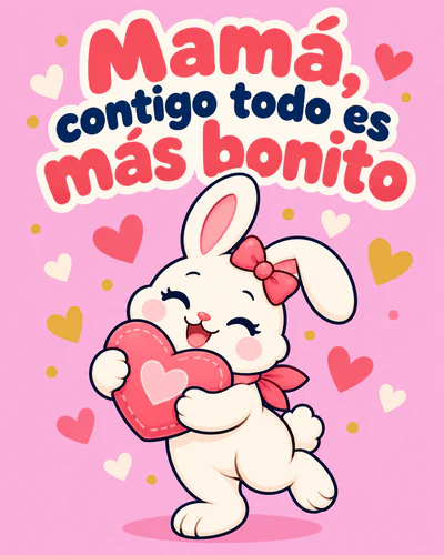 Mamá, contigo todo es más bonito