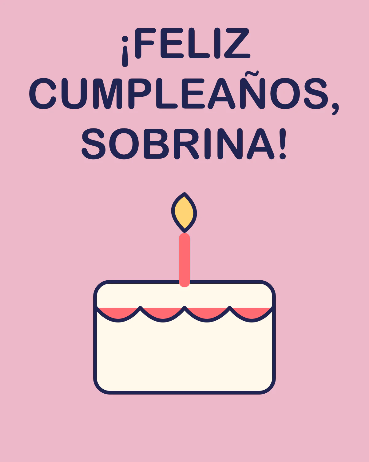 ¡Feliz cumpleaños, sobrina!