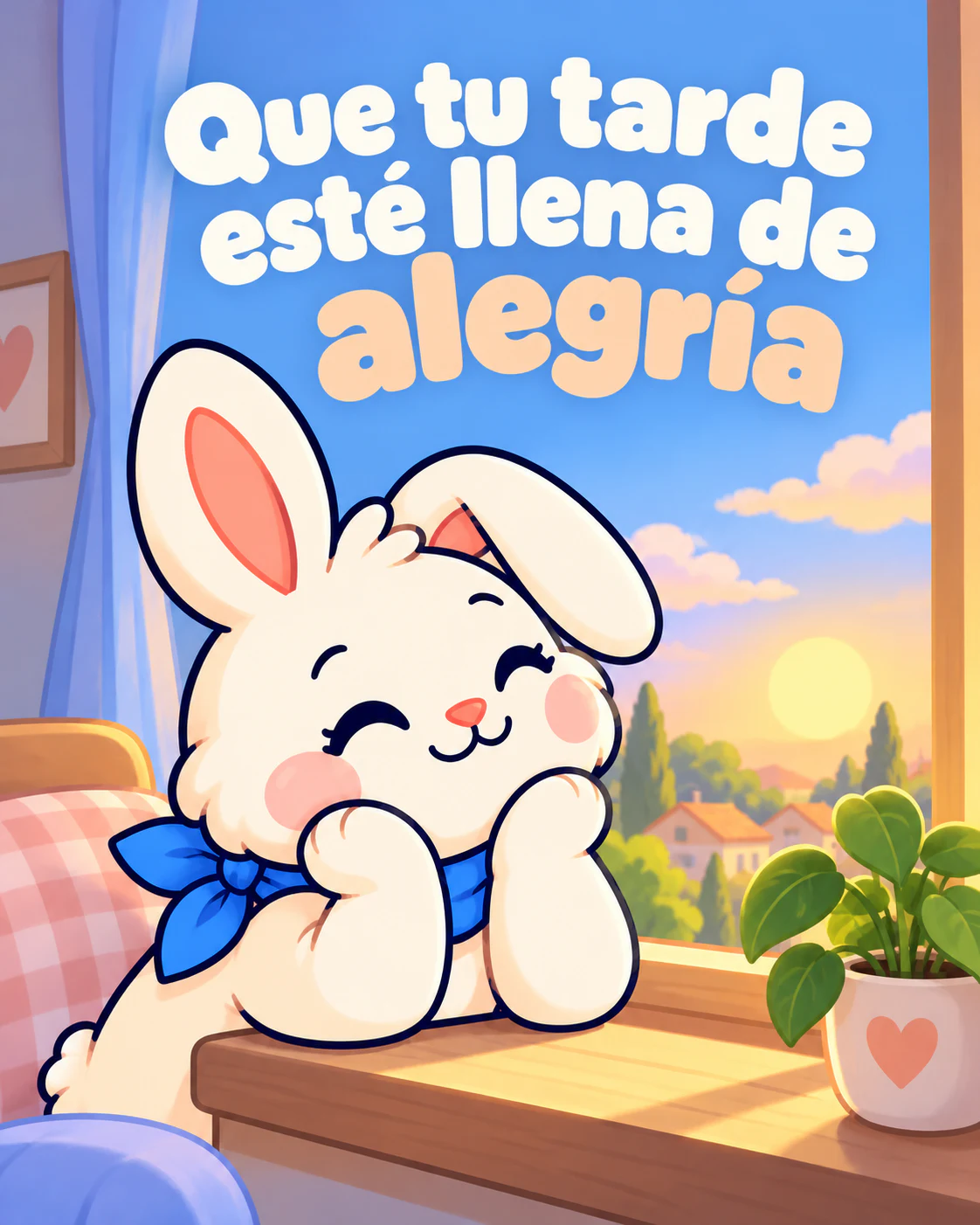 Que tu tarde esté llena de alegría