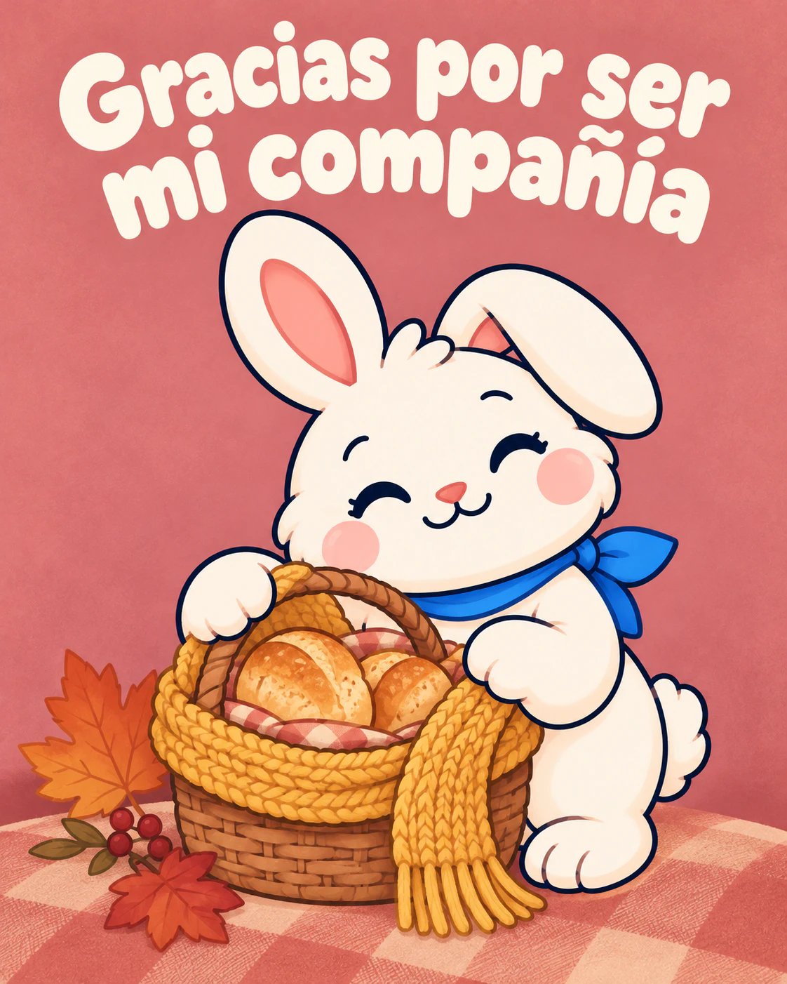 Gracias por ser mi compañía