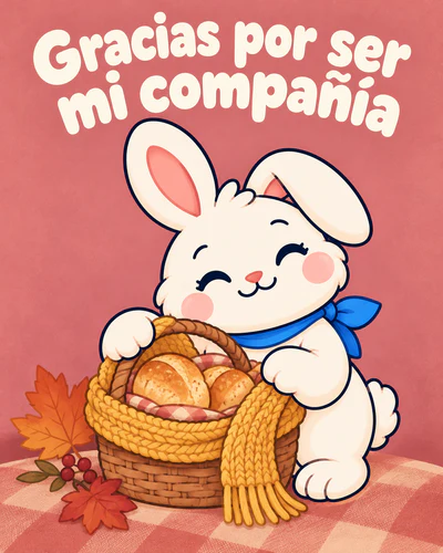 Gracias por ser mi compañía