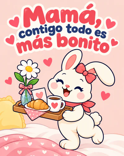 Mamá, contigo todo es más bonito