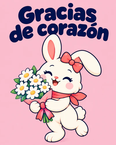 Gracias de corazón