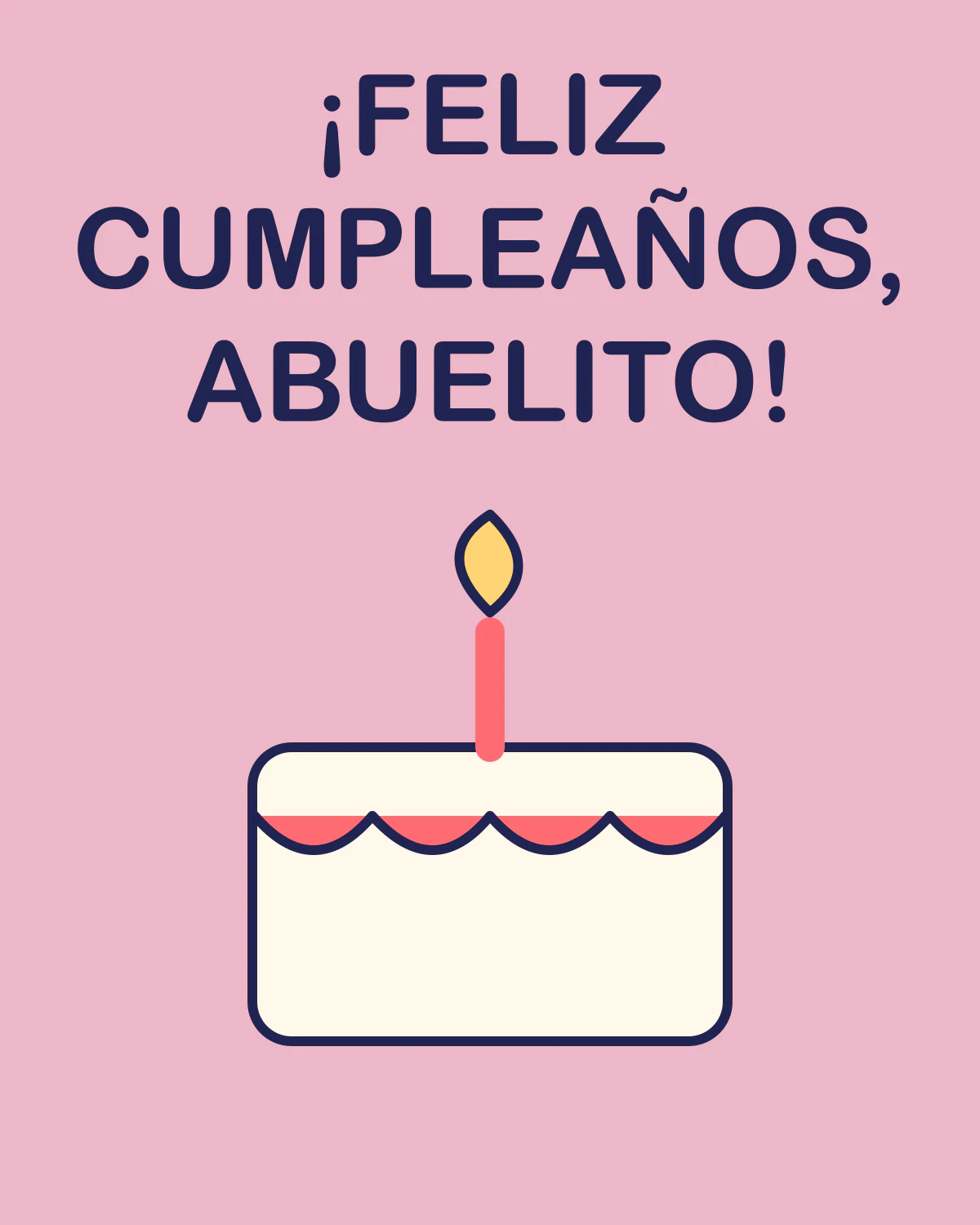 ¡Feliz cumpleaños, abuelito!