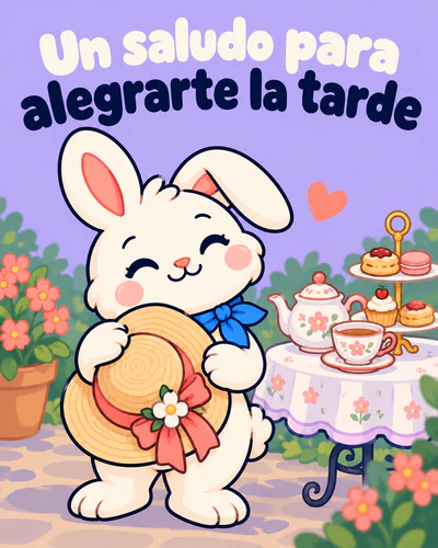 Un saludo para alegrarte la tarde