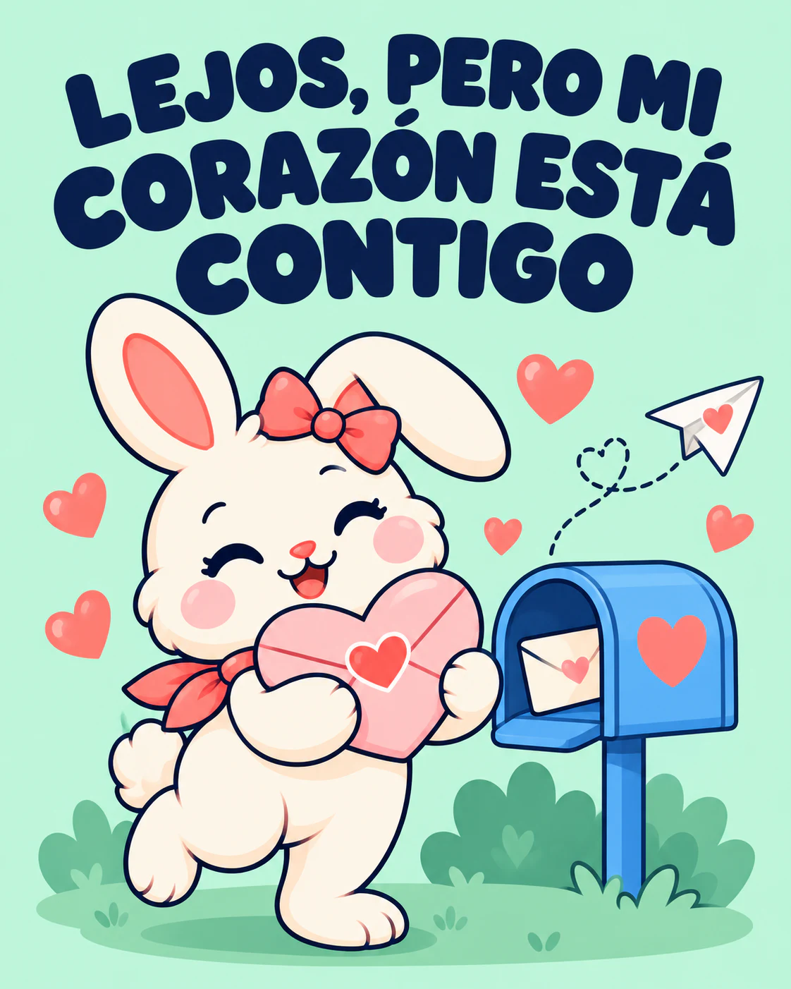 LEJOS, PERO MI CORAZÓN ESTÁ CONTIGO