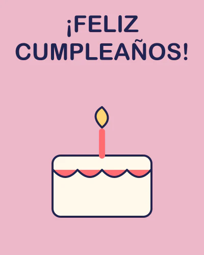 ¡Feliz cumpleaños!