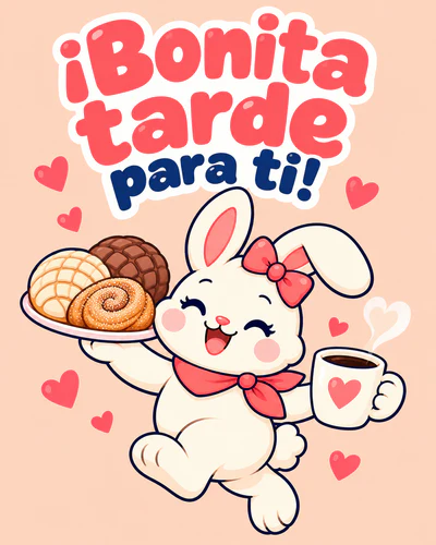 ¡Bonita tarde para ti!