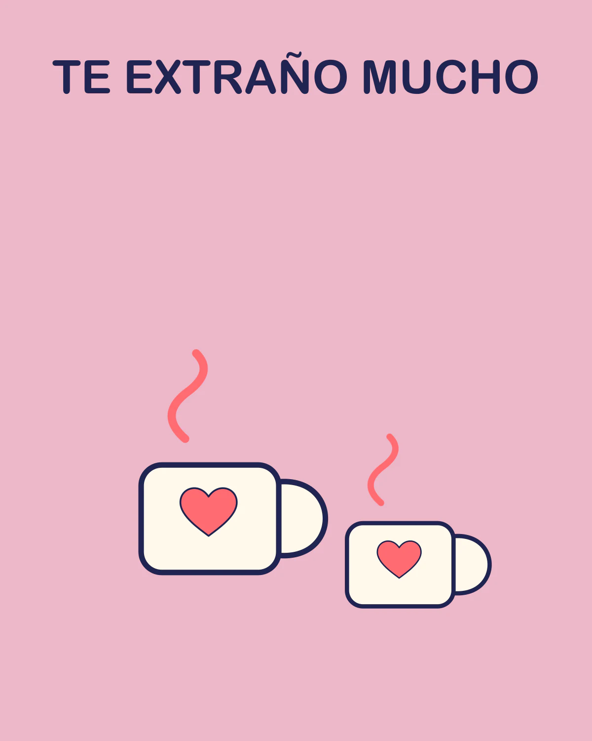 Te extraño mucho