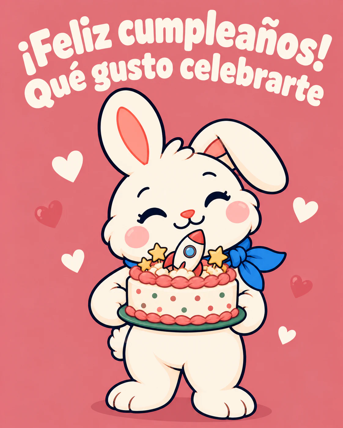 ¡Feliz cumpleaños! Qué gusto celebrarte