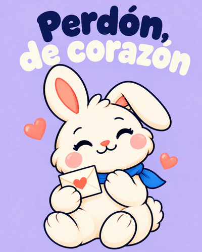 Perdón, de corazón