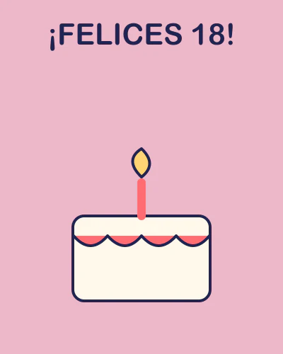¡Felices 18!