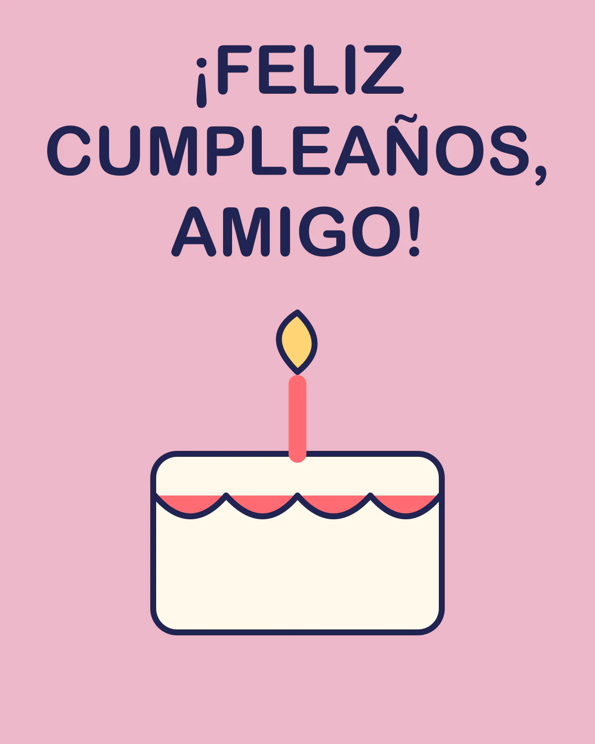 ¡Feliz cumpleaños, amigo!