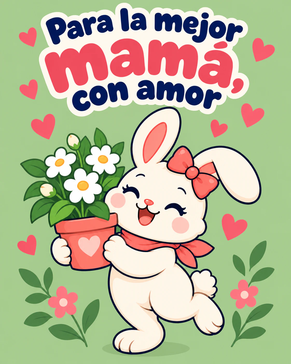 Para la mejor mamá, con amor