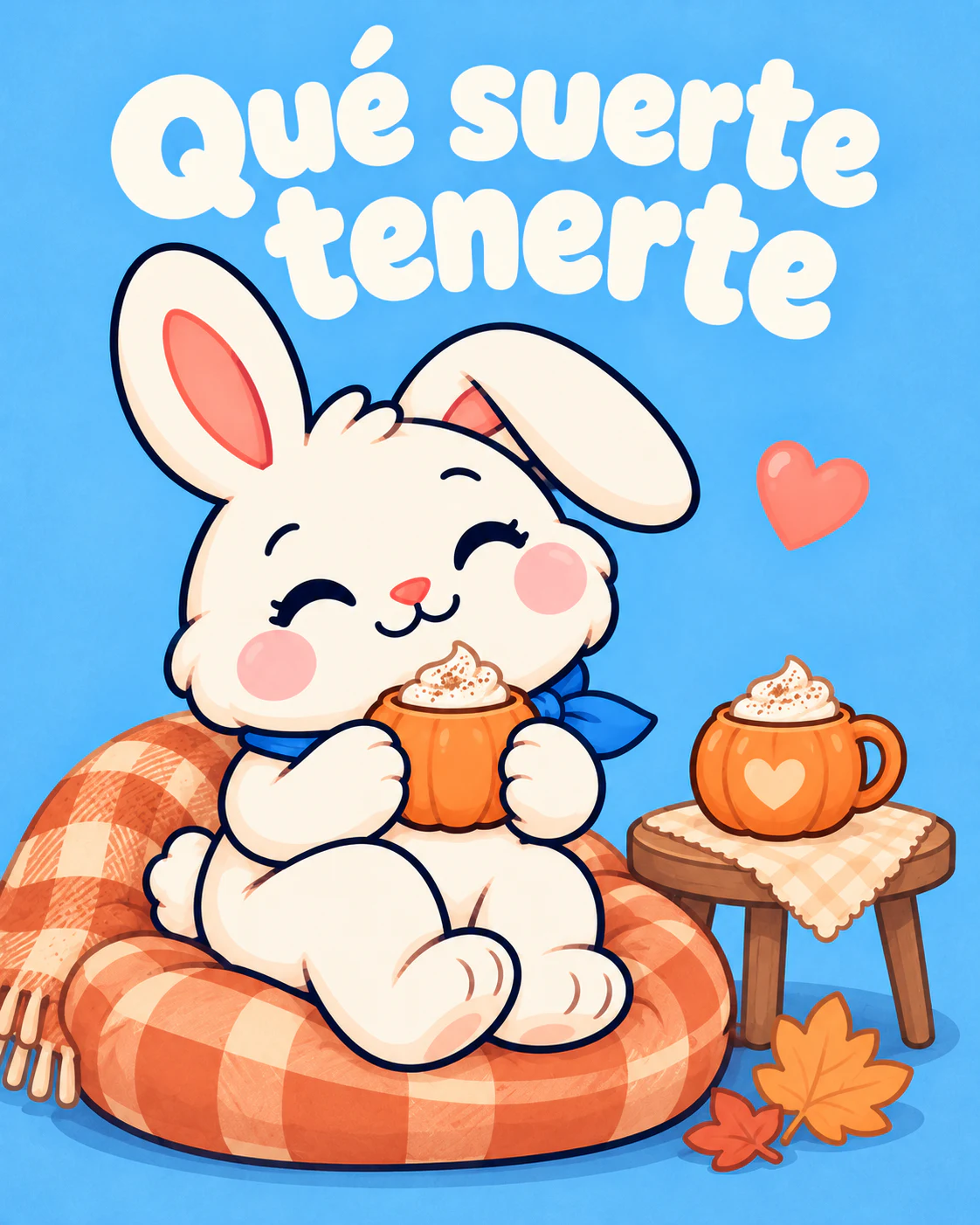Qué suerte tenerte
