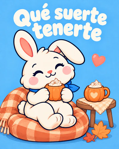 Qué suerte tenerte