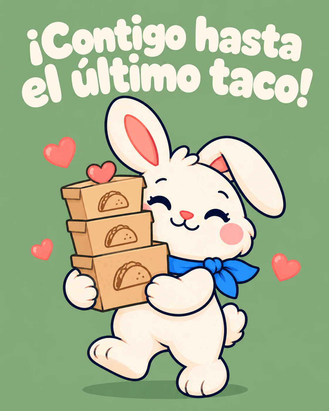 ¡Contigo hasta el último taco!