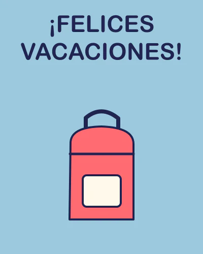 ¡Felices vacaciones!