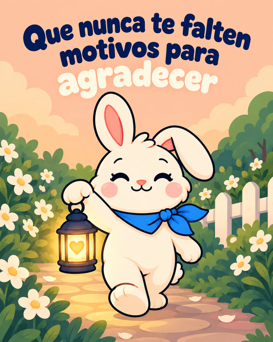 Que nunca te falten motivos para agradecer