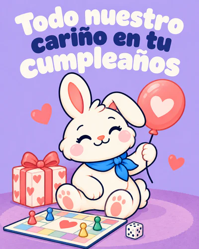 Todo nuestro cariño en tu cumpleaños