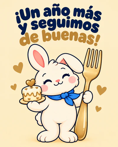 ¡Un año más y seguimos de buenas!