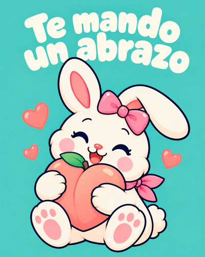 Te mando un abrazo