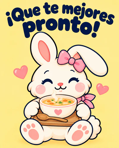 ¡Que te mejores pronto!
