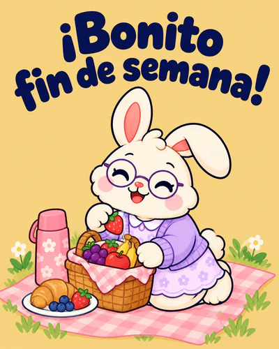 ¡Bonito fin de semana!