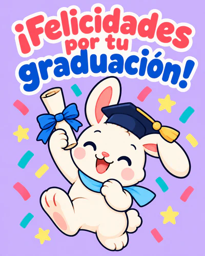 ¡Felicidades por tu graduación!