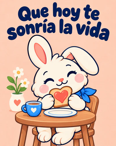 Que hoy te sonría la vida