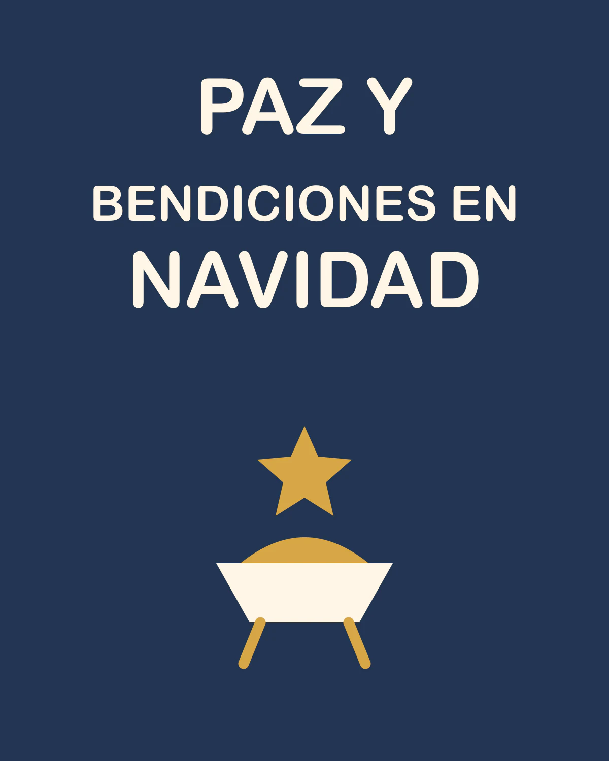 PAZ Y BENDICIONES EN NAVIDAD