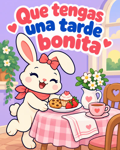 Que tengas una tarde bonita