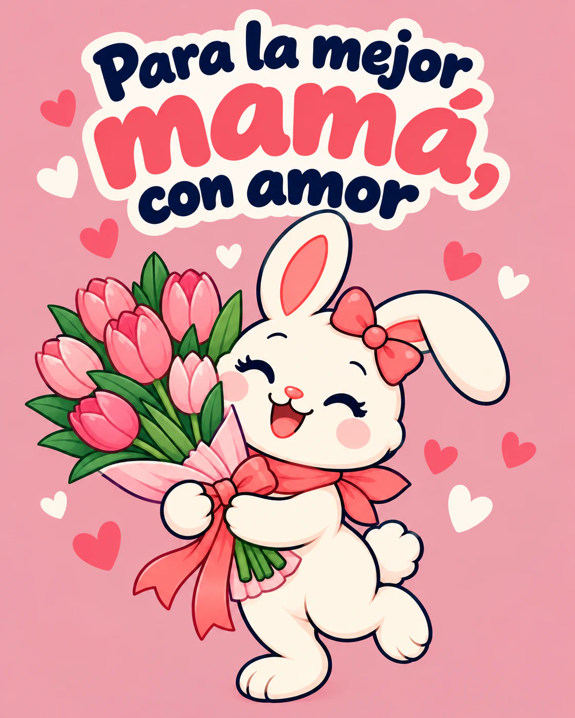 Para la mejor mamá, con amor